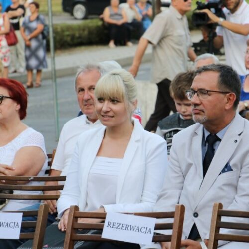 Iwona Długoń i prof. Kazimierz Karolczak