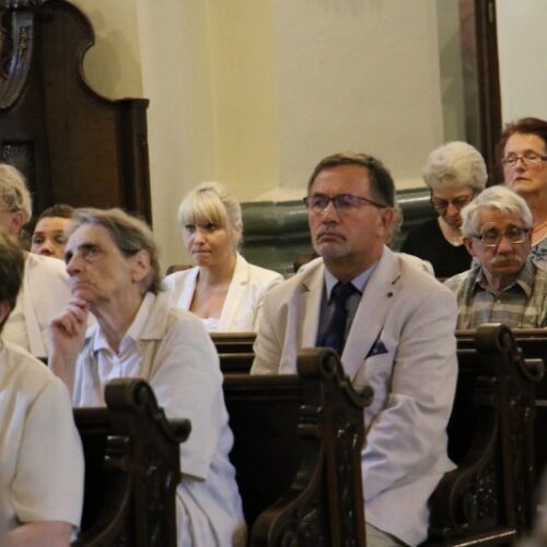 Po Mszy św. w asyście Jarosławskiej Orkiestry Dętej 