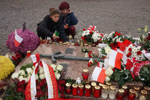 Miejsce po zburzonej kaplicy Dzieduszyckich