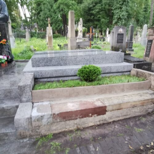 Renowacja nagrobków Róży i Kazimierza Dzieduszyckich na Cmentarzu Łyczakowskim we Lwowie
