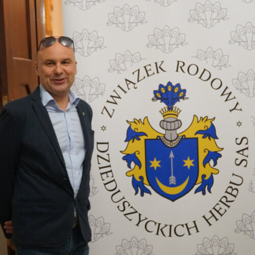 Łukasz Zagrobelny – dyrektor Muzeum Dzieduszyckich oddziału Muzeum w Jarosławiu Kamienica Orsettich