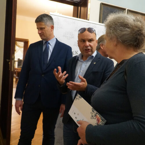 Łukasz Zagrobelny – dyrektor Muzeum Dzieduszyckich oddziału Muzeum w Jarosławiu Kamienica Orsettich