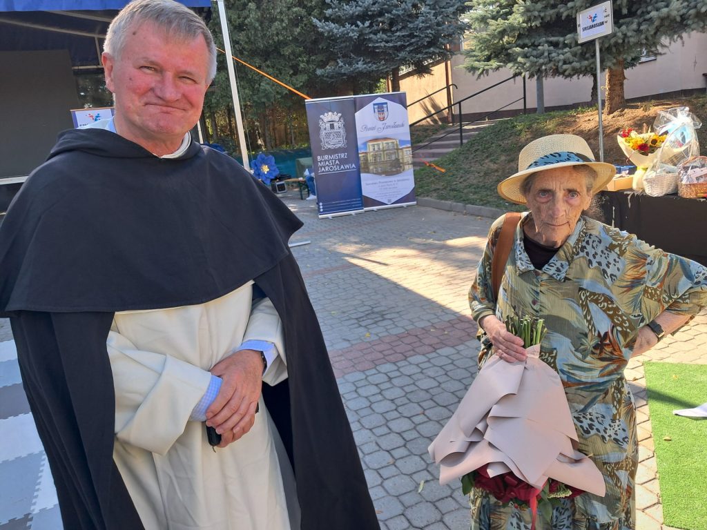 Barbara Czartoryska i o. Marek Grubka